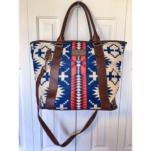 BRAND NEW! Navy Pendelton Spider Rock Tote!